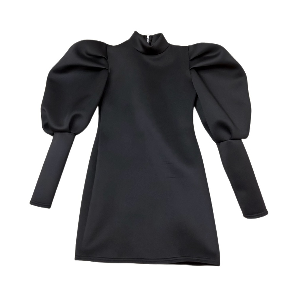Black Scuba Style Dress